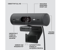 LOGITECH Brio 500 Graphite - 1080203 - zdjęcie 12